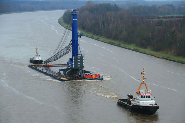 LHM 600 Litronic установят в порту Гамбурга на причале терминала Wallman &Co. Грузоподъемность крана 208 тонн, он будет иметь самые большие размеры из всех причальных кранов этого порта.
